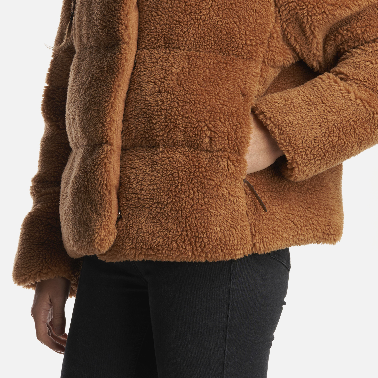 CHAQUETA MUJER ATERCIOPELADA CAMEL HAKA HONU - 5