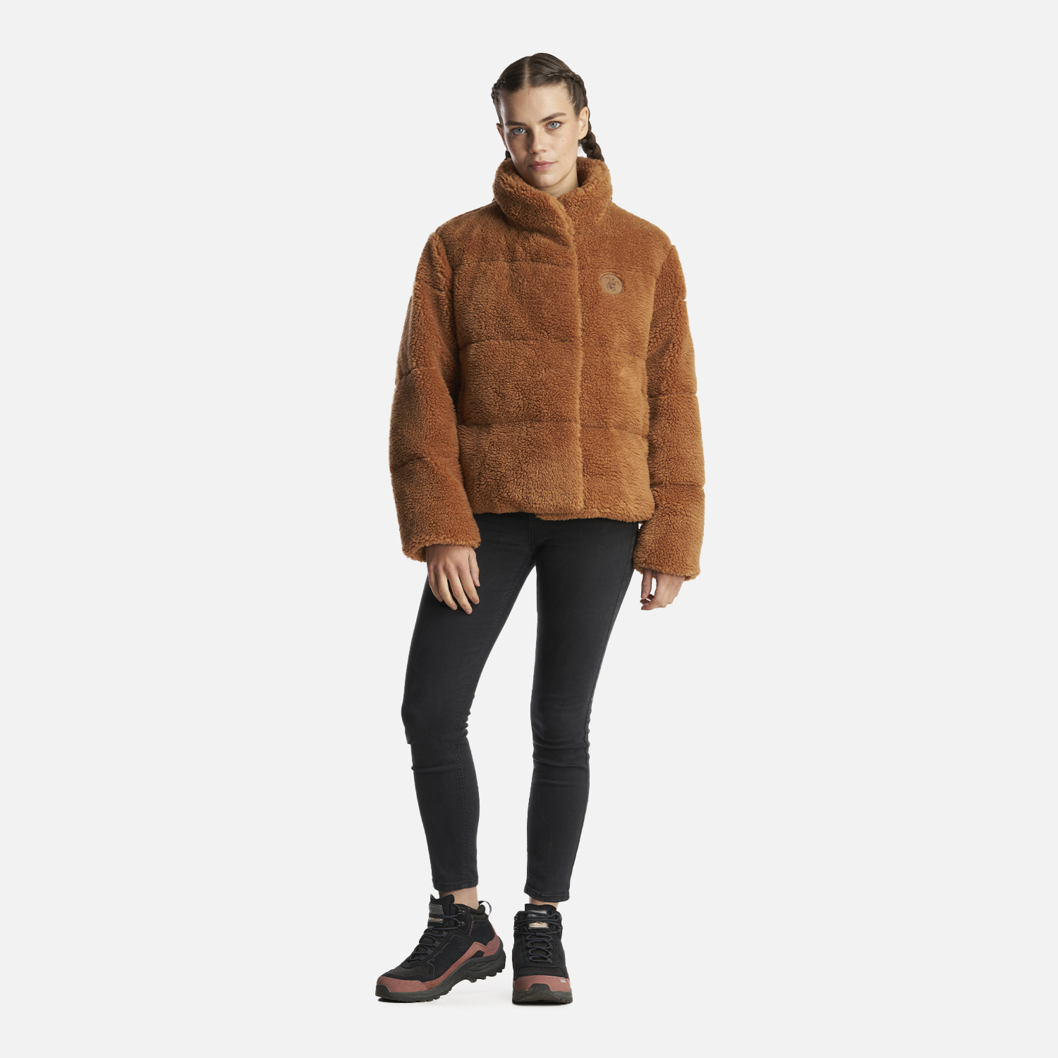 CHAQUETA MUJER ATERCIOPELADA CAMEL HAKA HONU - 6