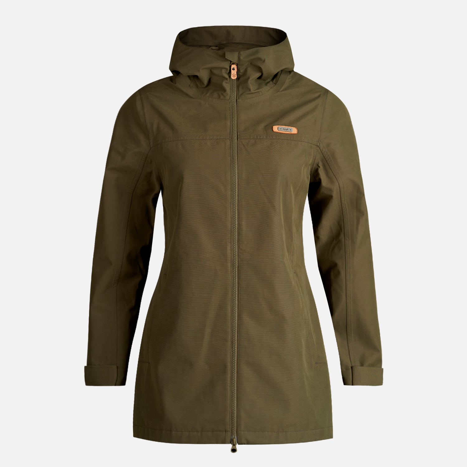 CHAQUETA MUJER CITIZEN WARM B-DRY HOODY JACKET VERDE MILITAR LIPPI - 1
