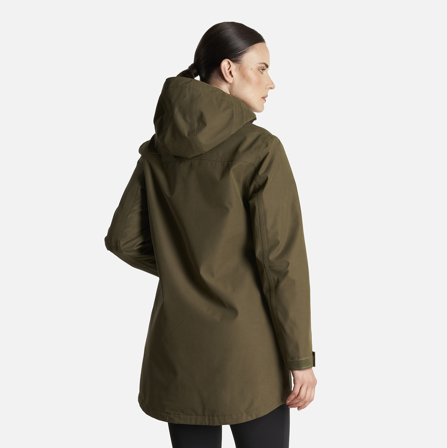 CHAQUETA MUJER CITIZEN WARM B-DRY HOODY JACKET VERDE MILITAR LIPPI - 6