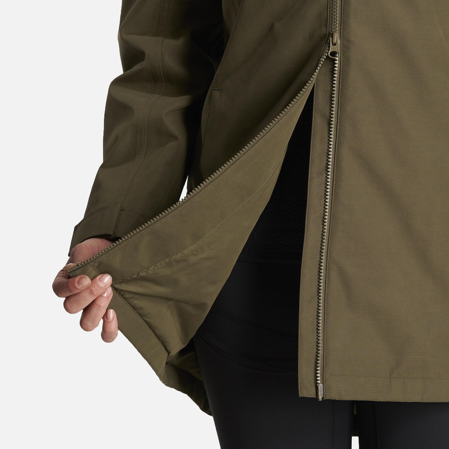 CHAQUETA MUJER CITIZEN WARM B-DRY HOODY JACKET VERDE MILITAR LIPPI - 9