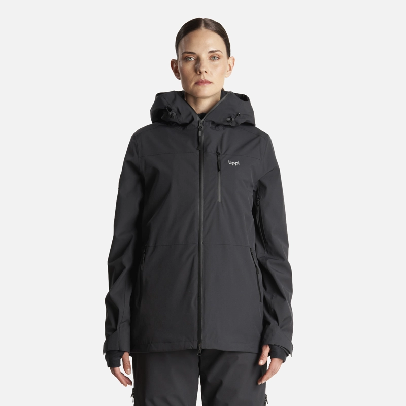 CHAQUETA MUJER SIERRA NEVADA LIGHT B-DRY HOODY JACKET NEGRO LIPPI - 2