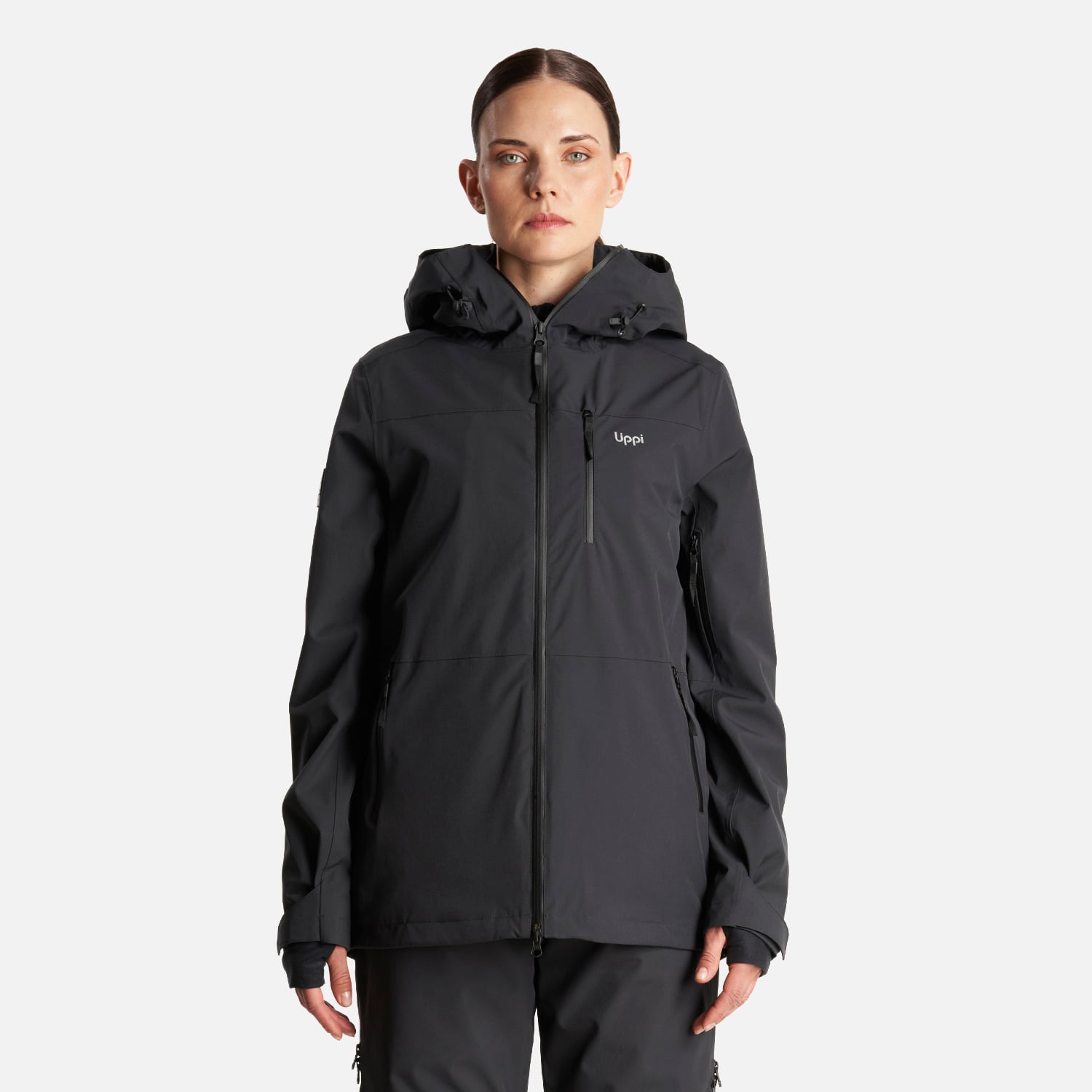 CHAQUETA MUJER SIERRA NEVADA LIGHT B-DRY HOODY JACKET NEGRO LIPPI - 2