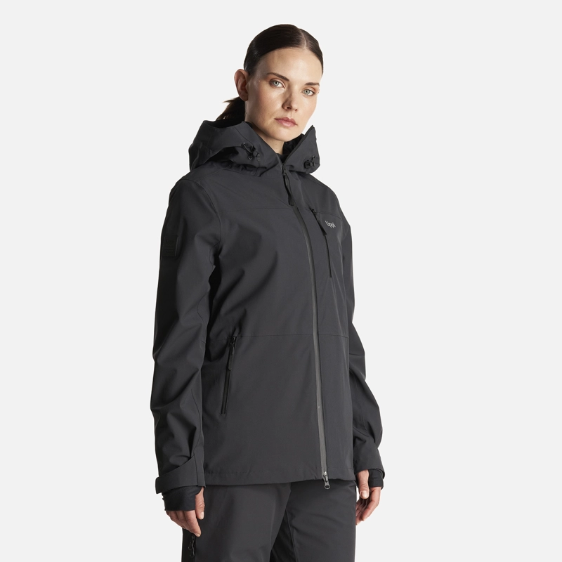 CHAQUETA MUJER SIERRA NEVADA LIGHT B-DRY HOODY JACKET NEGRO LIPPI - 3