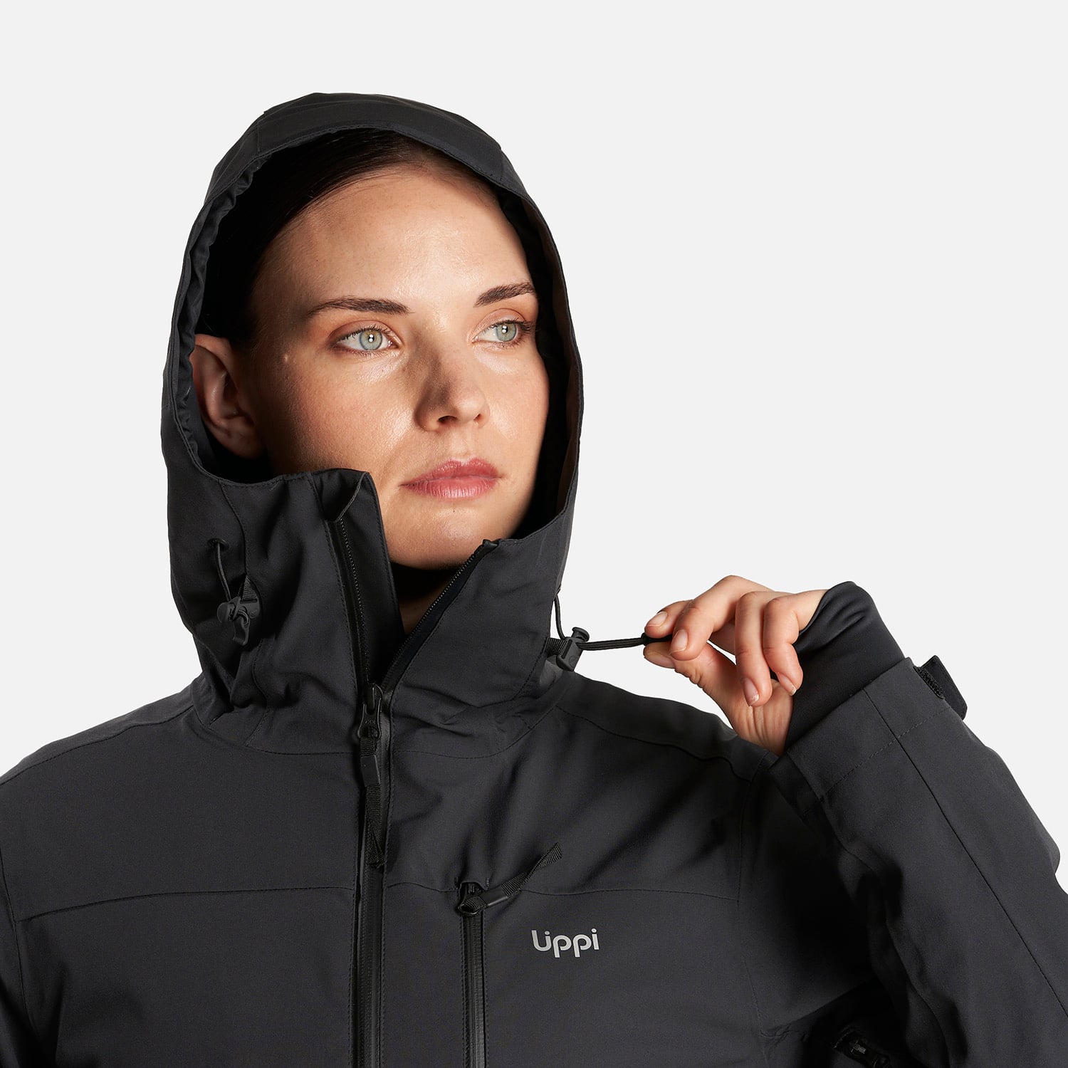 CHAQUETA MUJER SIERRA NEVADA LIGHT B-DRY HOODY JACKET NEGRO LIPPI - 5