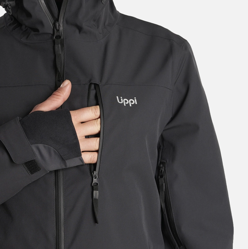CHAQUETA MUJER SIERRA NEVADA LIGHT B-DRY HOODY JACKET NEGRO LIPPI - 6