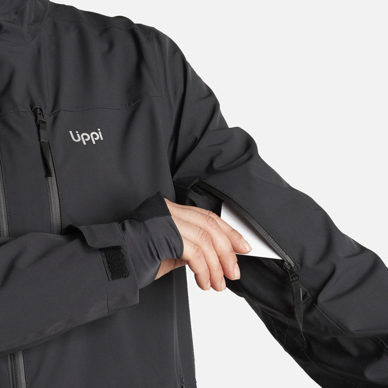 CHAQUETA MUJER SIERRA NEVADA LIGHT B-DRY HOODY JACKET NEGRO LIPPI - 9