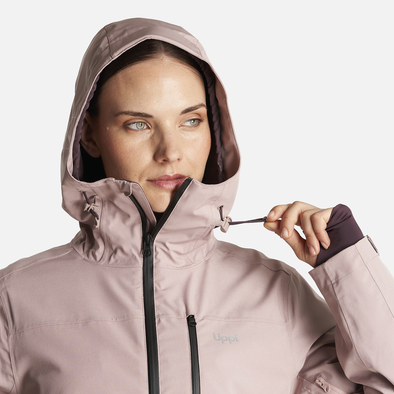 CHAQUETA MUJER SIERRA NEVADA LIGHT B-DRY HOODY JACKET ROSA CLARO LIPPI - 6
