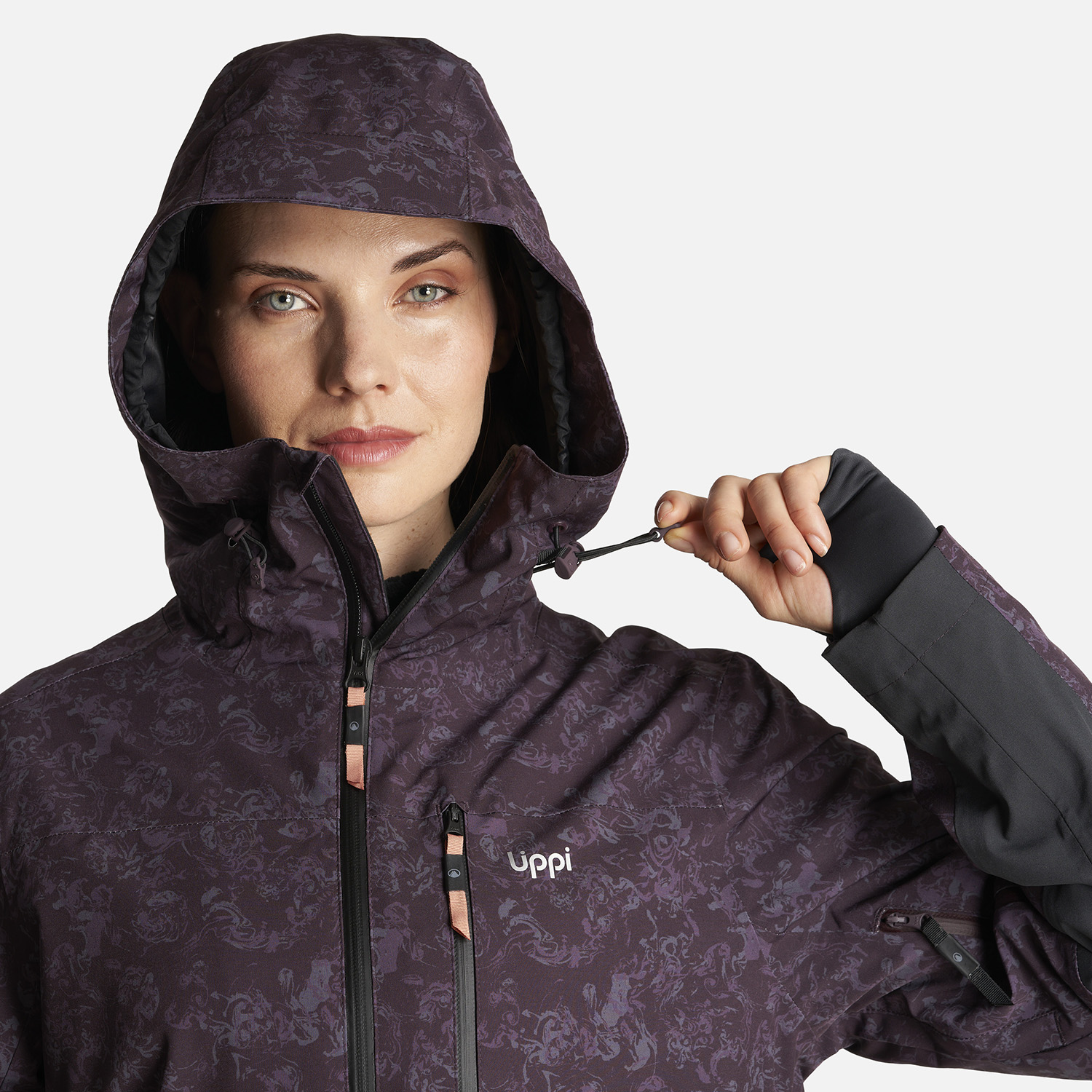 CHAQUETA MUJER SIERRA NEVADA LIGHT B-DRY HOODY JACKET PRINT BURDEO LIPPI - 6