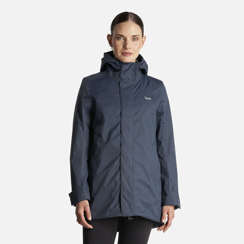 CHAQUETA MUJER SMART PROTECT FUSION 3 JACKET AZUL NOCHE/JADE LIPPI - 2