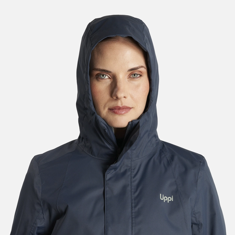CHAQUETA MUJER SMART PROTECT FUSION 3 JACKET AZUL NOCHE/JADE LIPPI - 6