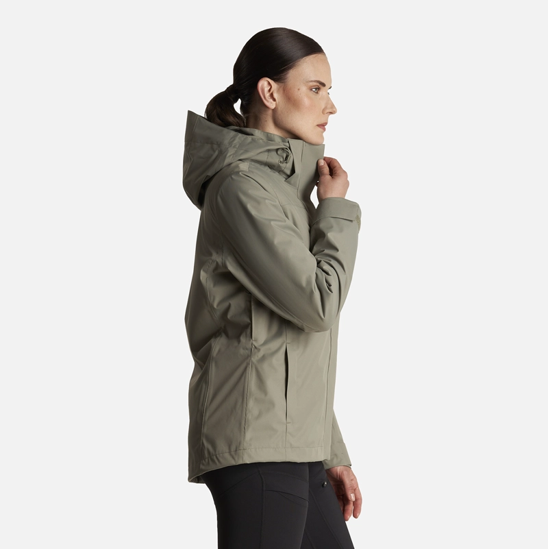 CHAQUETA MUJER TRES CRUCES FUSION-3 HOODY JACKET LAUREL/VERDE BOTELLA LIPPI - 4