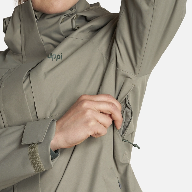 CHAQUETA MUJER TRES CRUCES FUSION-3 HOODY JACKET LAUREL/VERDE BOTELLA LIPPI - 9