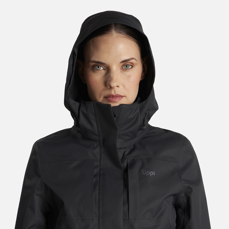 CHAQUETA MUJER TRES CRUCES FUSION-3 HOODY JACKET NEGRO NEGRO LIPPI - 6
