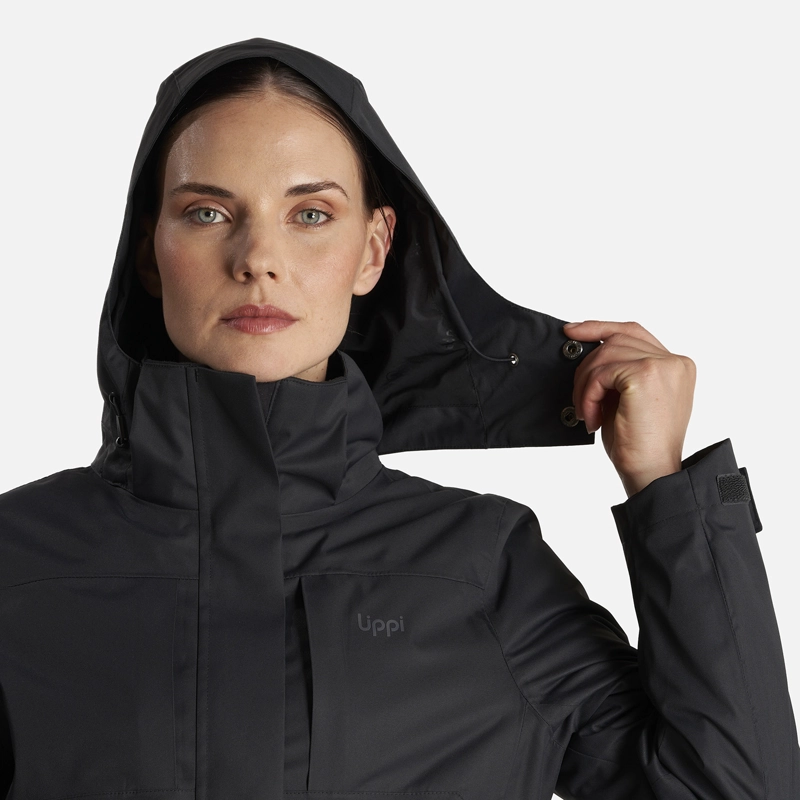 CHAQUETA MUJER TRES CRUCES FUSION-3 HOODY JACKET NEGRO NEGRO LIPPI - 7