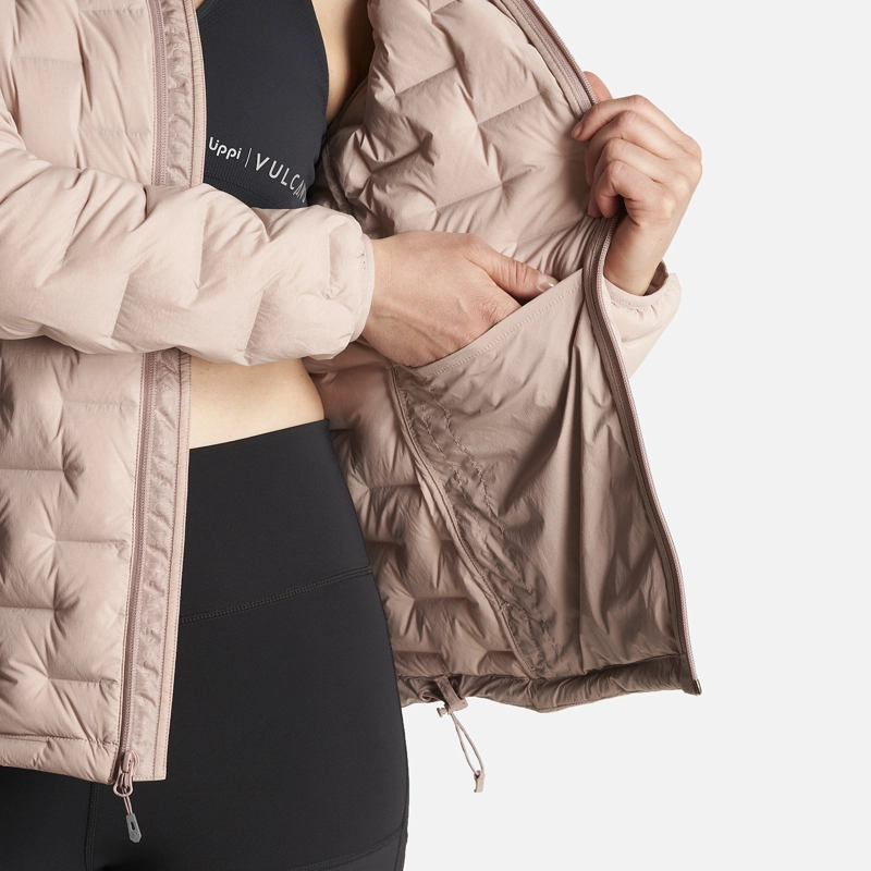 CHAQUETA MUJER ULTIMATE STRETCH DOWN JACKET ROSA CLARO LIPPI - 7
