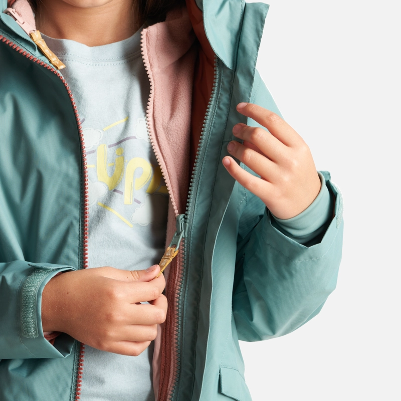 CHAQUETA NIÑA LIPPI JADE OSCURO SNOWBALL FUSION-3 HOODY JACKET /ROSA - 7