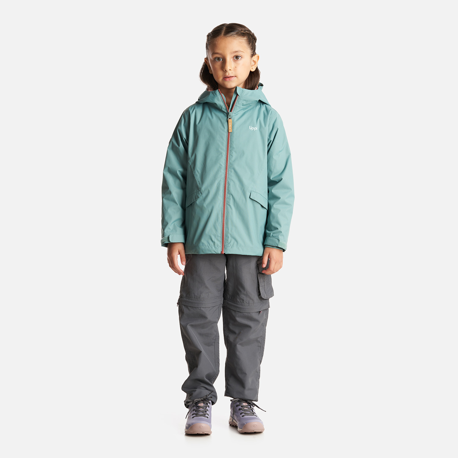CHAQUETA NIÑA LIPPI JADE OSCURO SNOWBALL FUSION-3 HOODY JACKET /ROSA - 9