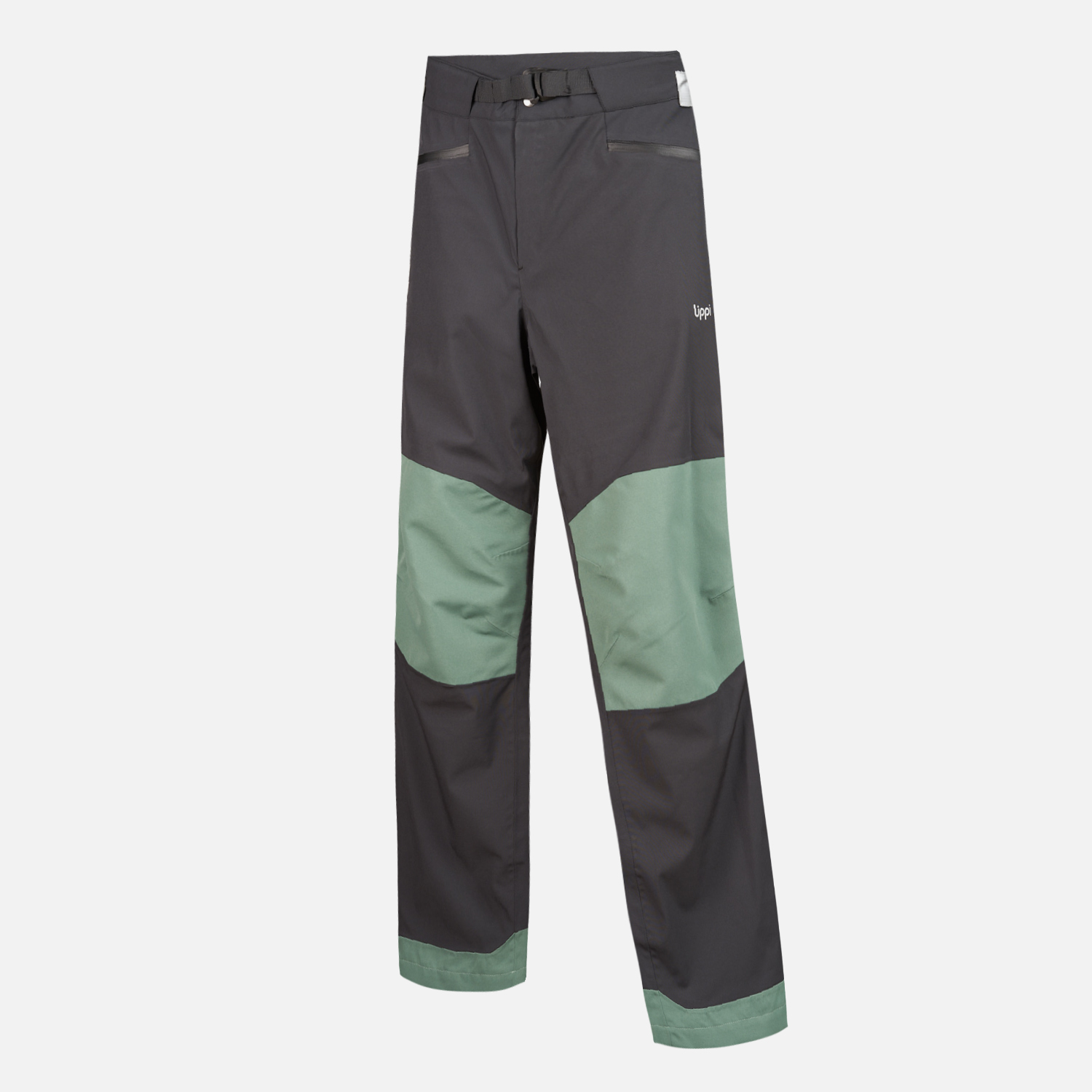 PANTALÓN NIÑO LIPPI NEGRO VERDE TEEN BOY SIERRA NEVADA B-DRY LIGHT PANTS BOTELLA - 1