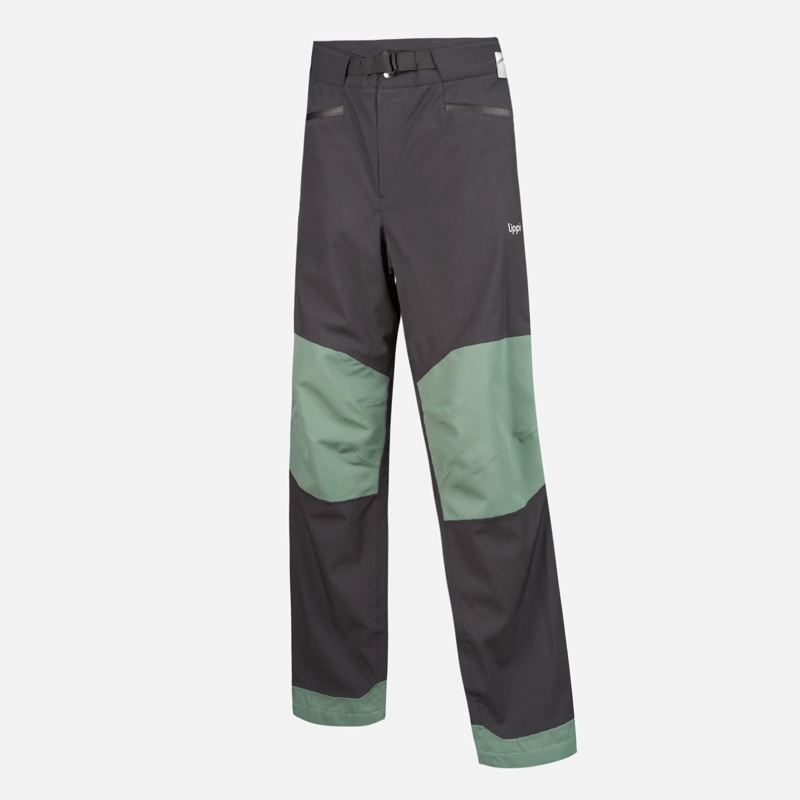 PANTALÓN NIÑO LIPPI NEGRO VERDE TEEN BOY SIERRA NEVADA B-DRY LIGHT PANTS BOTELLA - 1