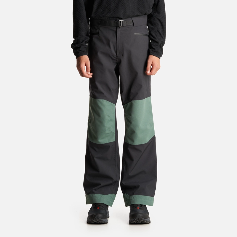 PANTALÓN NIÑO LIPPI NEGRO VERDE TEEN BOY SIERRA NEVADA B-DRY LIGHT PANTS BOTELLA - 2