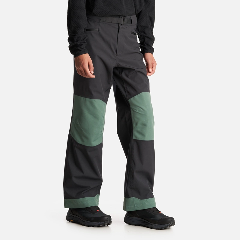 PANTALÓN NIÑO LIPPI NEGRO VERDE TEEN BOY SIERRA NEVADA B-DRY LIGHT PANTS BOTELLA - 3