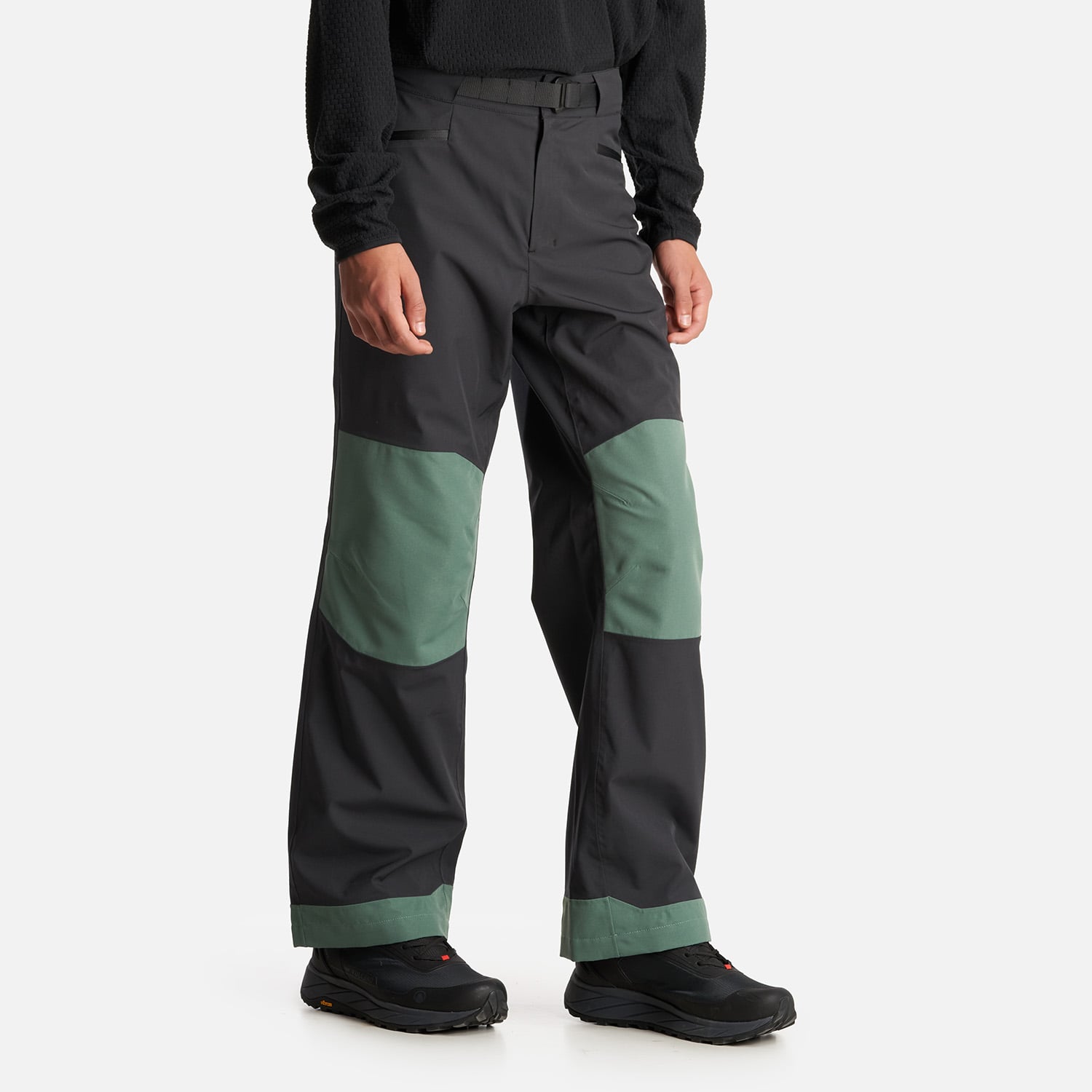 PANTALÓN NIÑO LIPPI NEGRO VERDE TEEN BOY SIERRA NEVADA B-DRY LIGHT PANTS BOTELLA - 3
