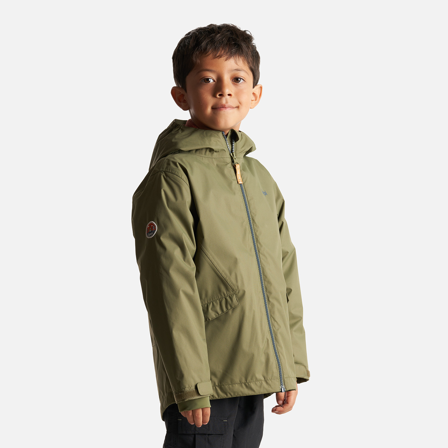 CHAQUETA NIÑO LIPPI VERDE SNOWBALL FUSION-3 HOODY JACKET /TERRACOTA - 3