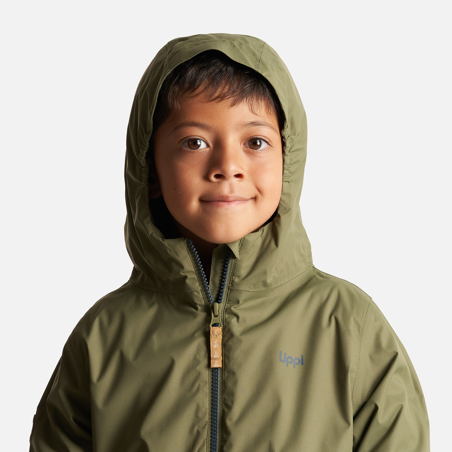 CHAQUETA NIÑO LIPPI VERDE SNOWBALL FUSION-3 HOODY JACKET /TERRACOTA - 5