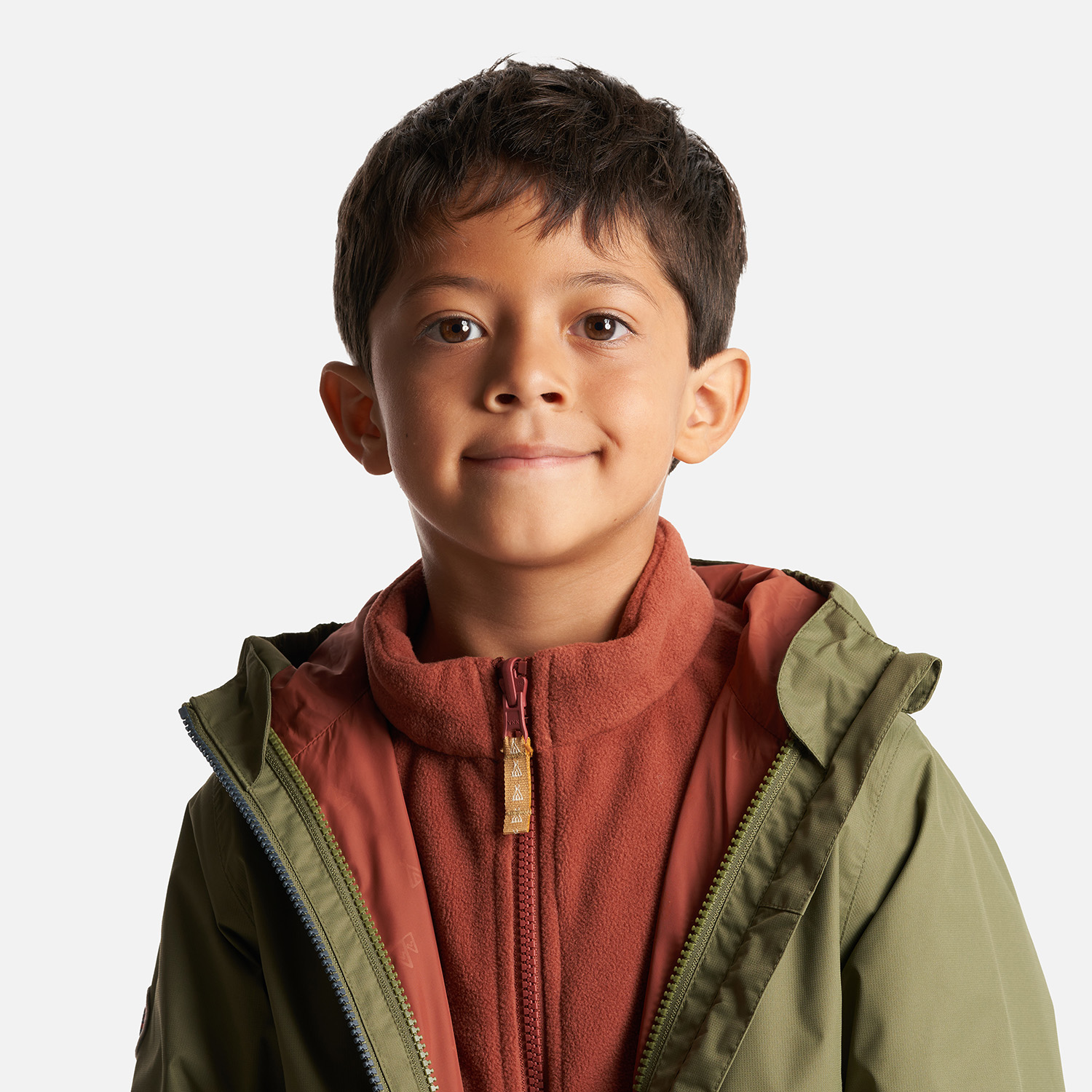 CHAQUETA NIÑO LIPPI VERDE SNOWBALL FUSION-3 HOODY JACKET /TERRACOTA - 7