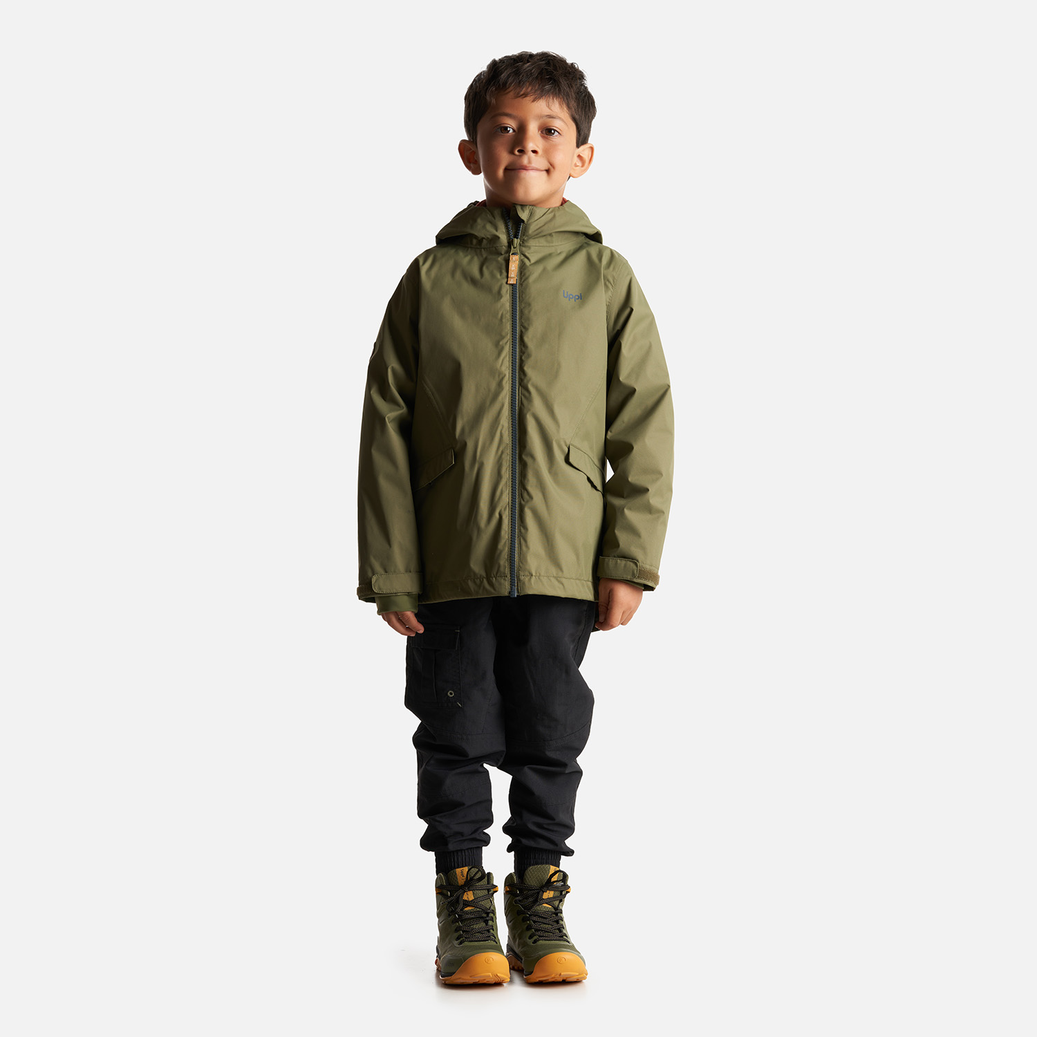 CHAQUETA NIÑO LIPPI VERDE SNOWBALL FUSION-3 HOODY JACKET /TERRACOTA - 9