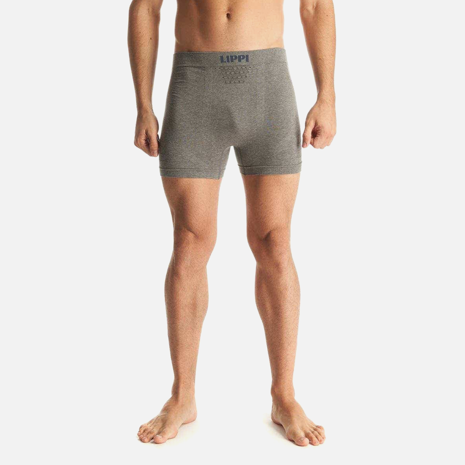 ROPA INTERIOR HOMBRE PACK SKINTEC SEAMLESS BOXER GRIS MEDIO Y AZUL MARINO LIPPI I23 - 2