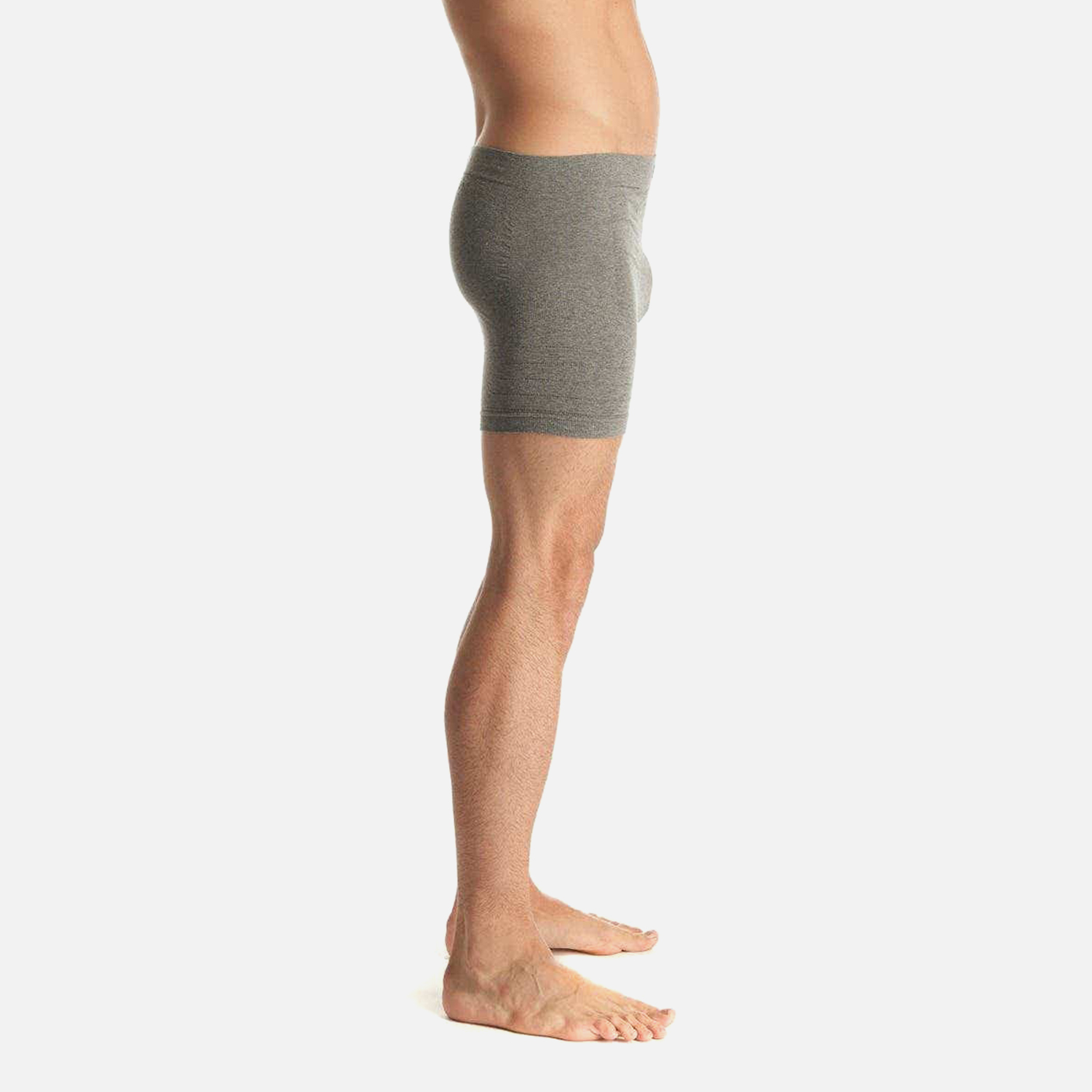 ROPA INTERIOR HOMBRE PACK SKINTEC SEAMLESS BOXER GRIS MEDIO Y AZUL MARINO LIPPI I23 - 4