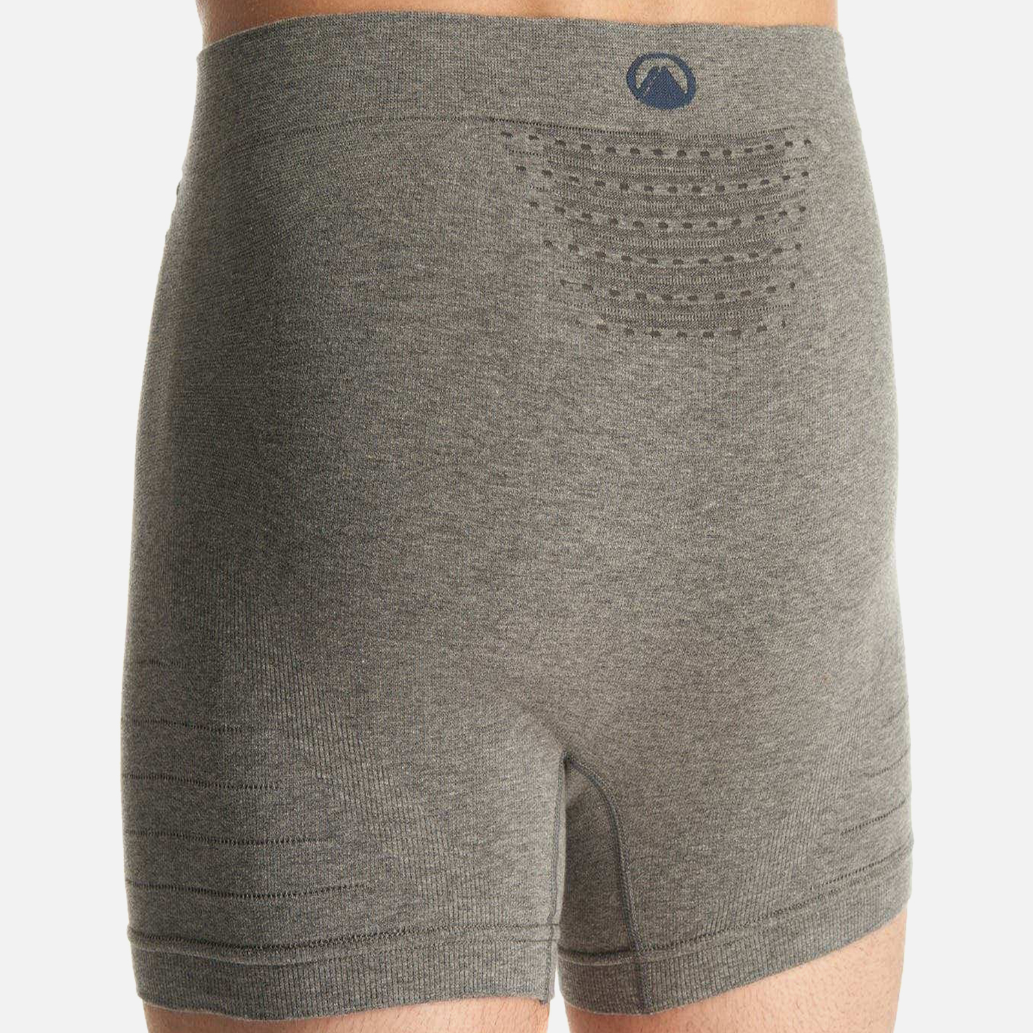 ROPA INTERIOR HOMBRE PACK SKINTEC SEAMLESS BOXER GRIS MEDIO Y AZUL MARINO LIPPI I23 - 8