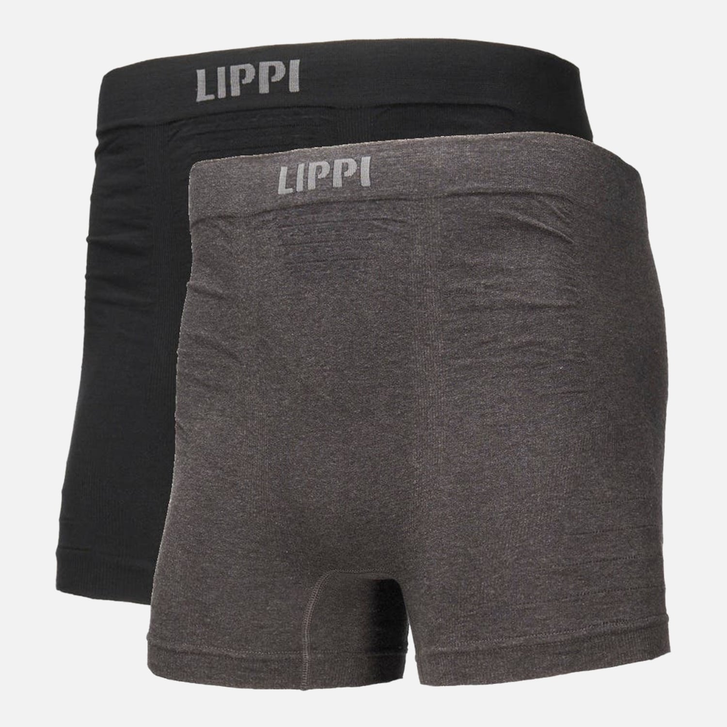 ROPA INTERIOR HOMBRE PACK SKINTEC SEAMLESS BOXER NEGRO Y GRIS OSCURO LIPPI - 1