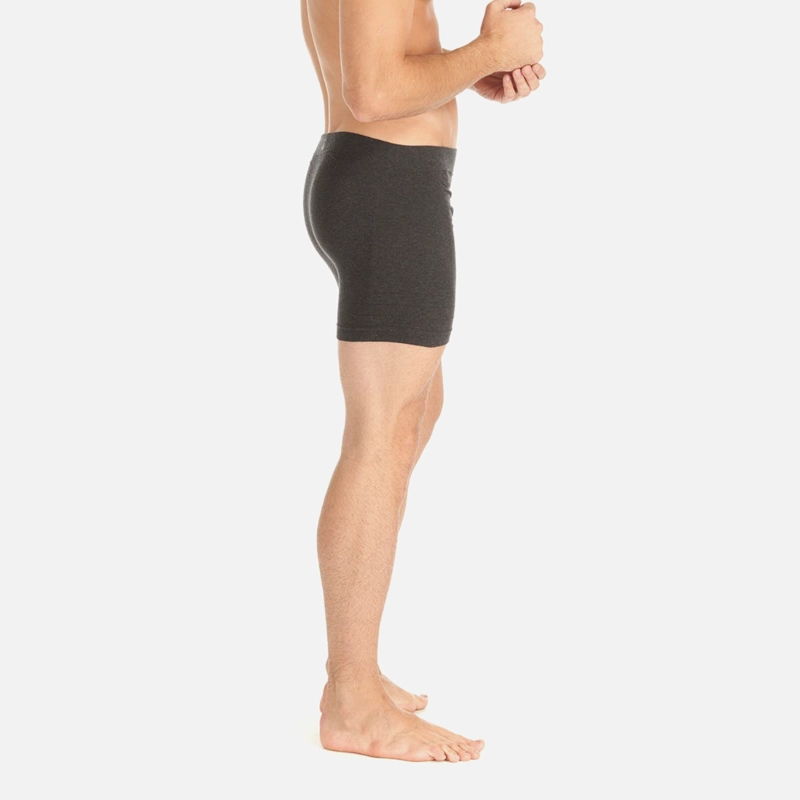 ROPA INTERIOR HOMBRE PACK SKINTEC SEAMLESS BOXER NEGRO Y GRIS OSCURO LIPPI - 4