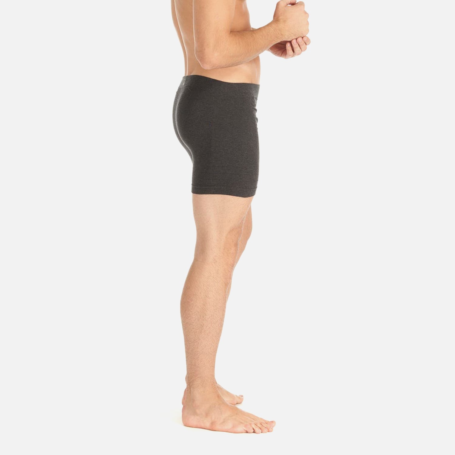 ROPA INTERIOR HOMBRE PACK SKINTEC SEAMLESS BOXER NEGRO Y GRIS OSCURO LIPPI - 4