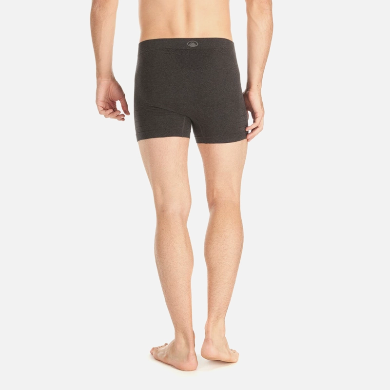 ROPA INTERIOR HOMBRE PACK SKINTEC SEAMLESS BOXER NEGRO Y GRIS OSCURO LIPPI - 6