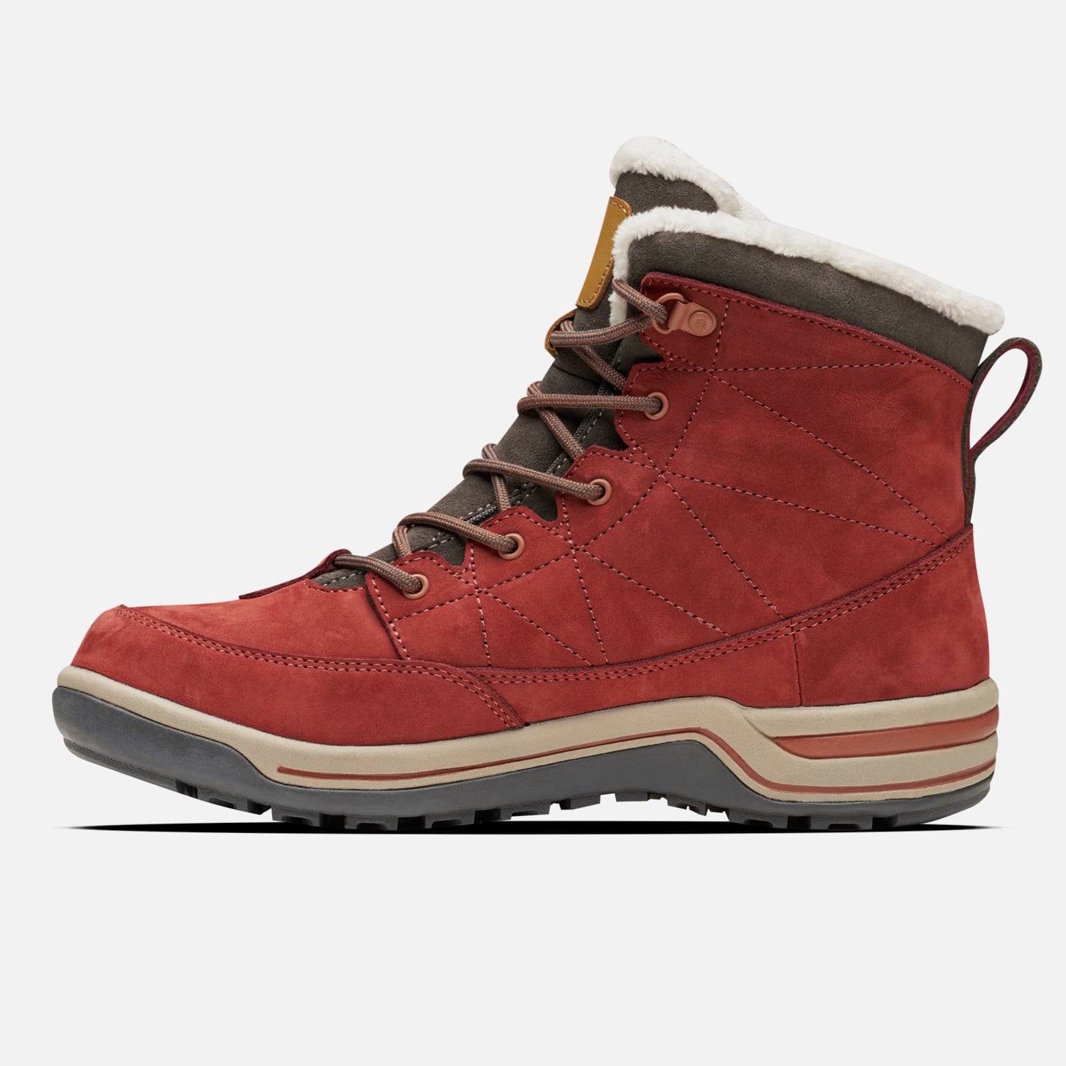 BOTA MUJER NATIVE MID II VINO GRAFITO LIPPI - 2