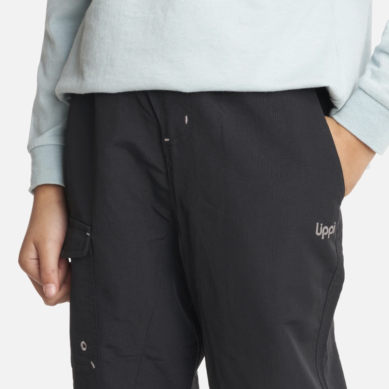 PANTALÓN NIÑA LIPPI NEGRO BREATHING PANTS - 5