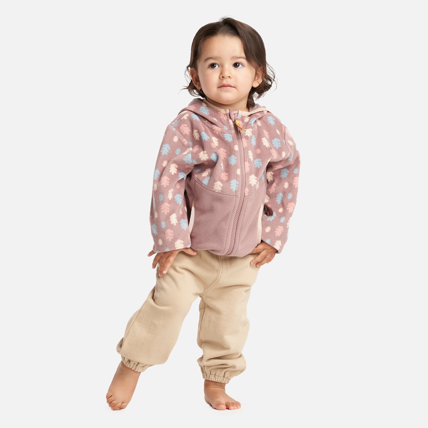 PANTALÓN ALGODÓN NIÑA LIPPI TAUPE BABY GIRL COZY PANTS - 4