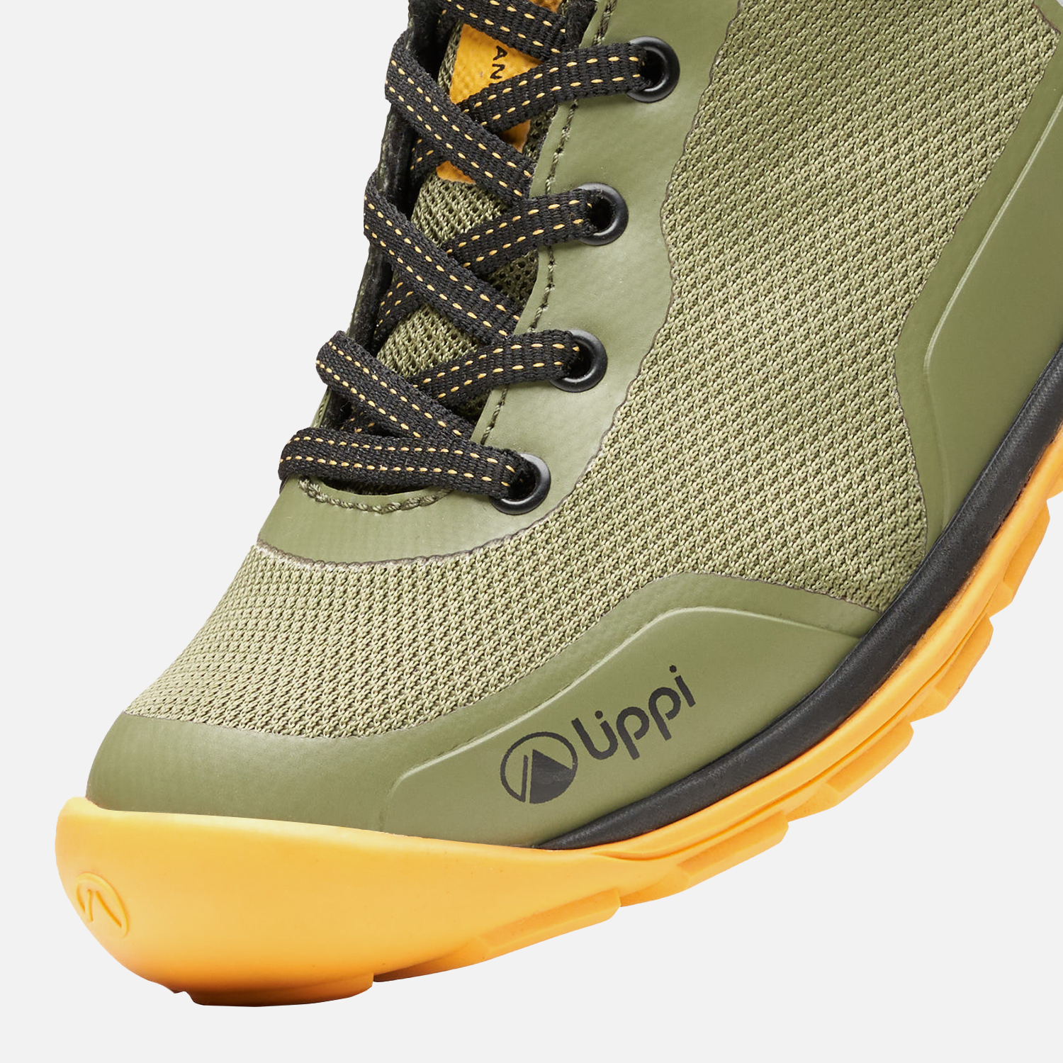 ZAPATO NIÑO INTENSE HIKE KIDS LOW VERDE MOSTAZA LIPPI - 7