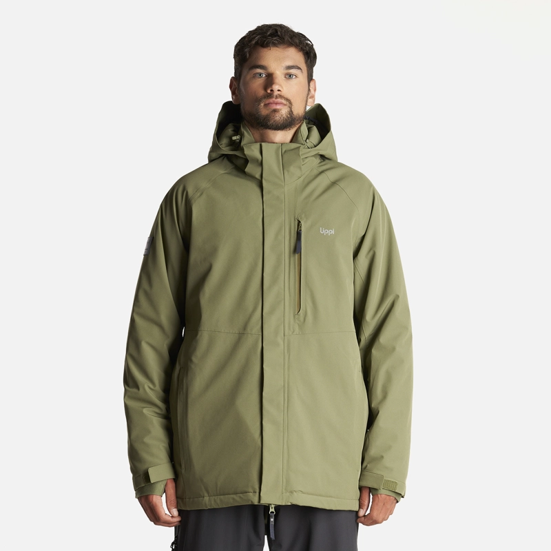 CHAQUETA HOMBRE ANDES B-DRY HOODY JACKET VERDE LIPPI - 2
