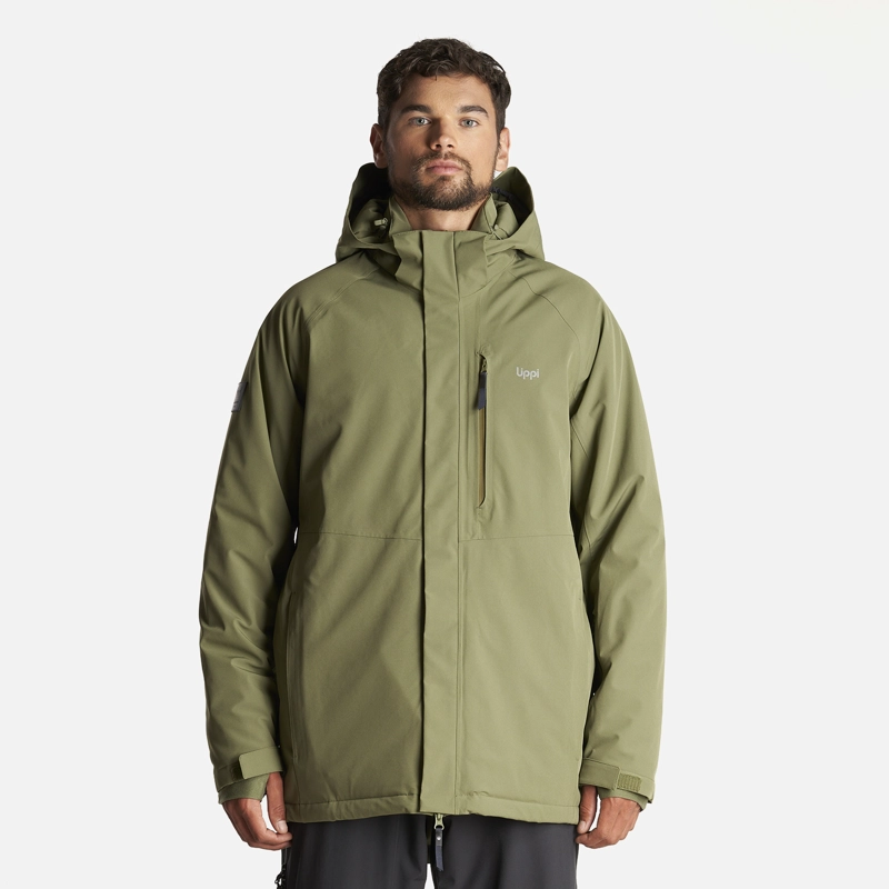 CHAQUETA HOMBRE ANDES B-DRY HOODY JACKET VERDE LIPPI - 2