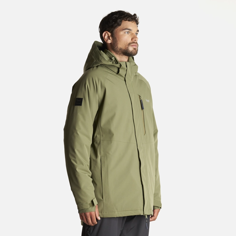 CHAQUETA HOMBRE ANDES B-DRY HOODY JACKET VERDE LIPPI - 3