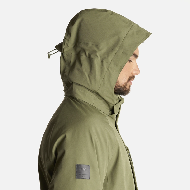 CHAQUETA HOMBRE ANDES B-DRY HOODY JACKET VERDE LIPPI - 7