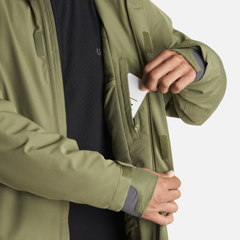 CHAQUETA HOMBRE ANDES B-DRY HOODY JACKET VERDE LIPPI - 9