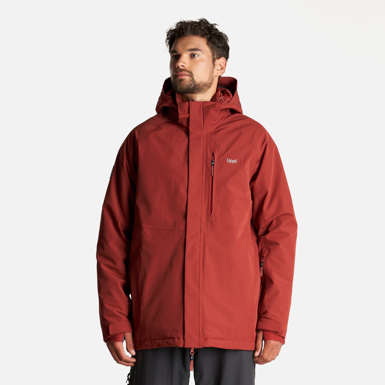 CHAQUETA HOMBRE ANDES B-DRY HOODY JACKET VINO LIPPI - 2