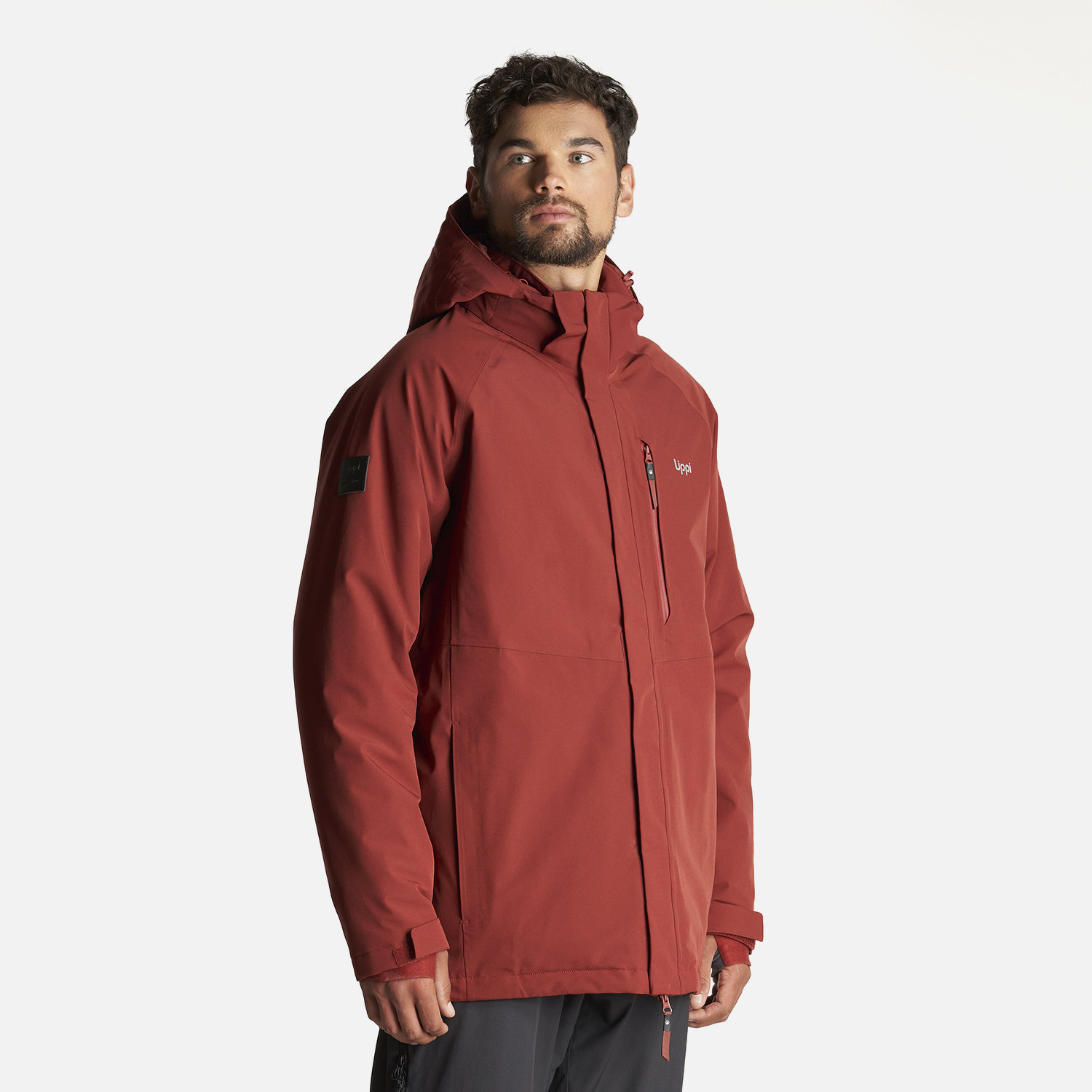 CHAQUETA HOMBRE ANDES B-DRY HOODY JACKET VINO LIPPI - 3