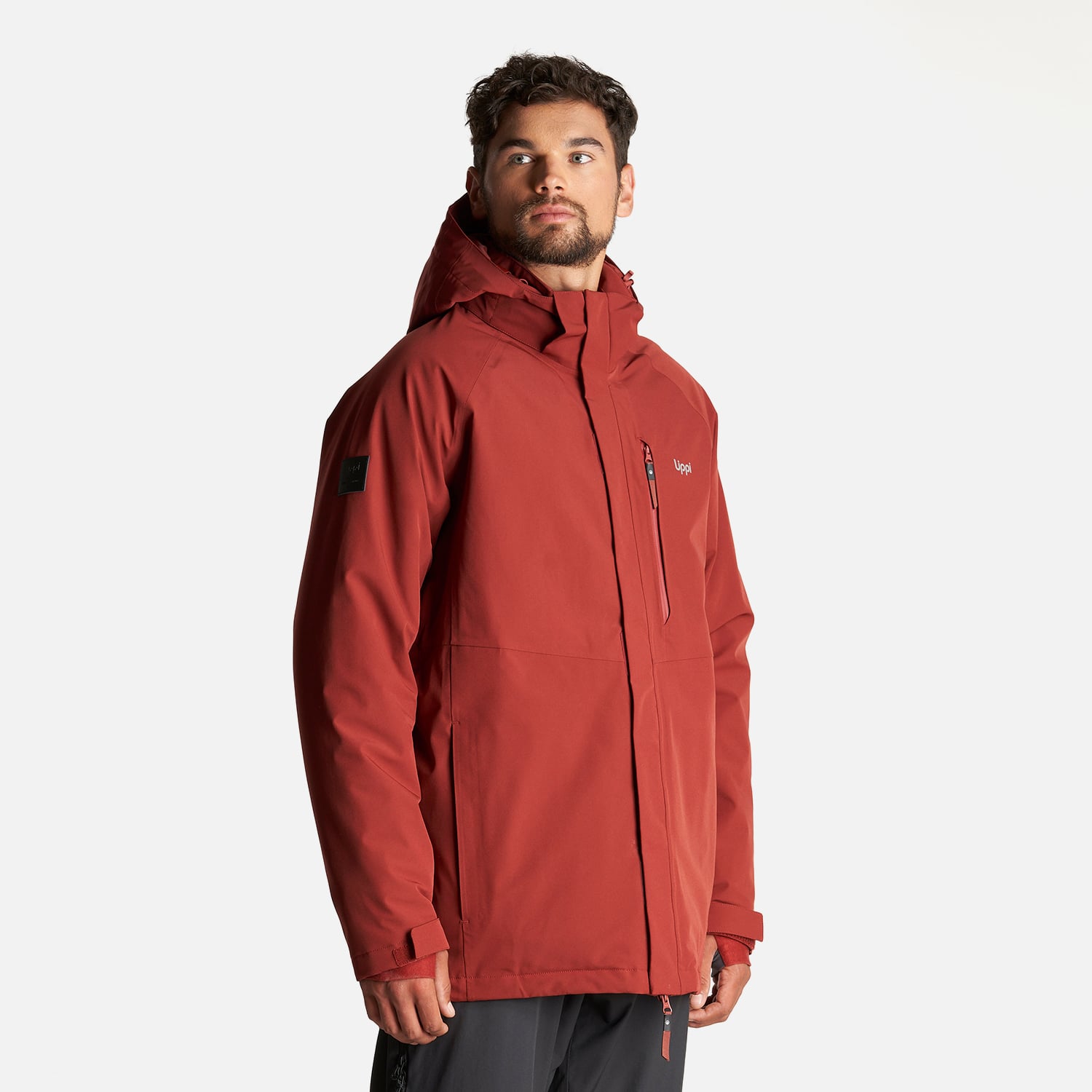 CHAQUETA HOMBRE ANDES B-DRY HOODY JACKET VINO LIPPI - 3